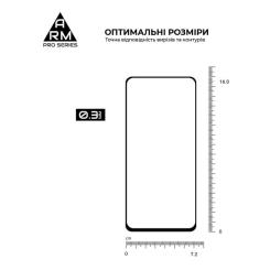 Стекло защитное Armorstandart Pro Realme 14x 5G Black Фото 2