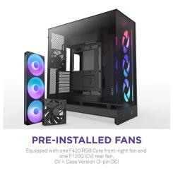Корпус для ПК NZXT H9 Flow RGB Dual-Chamber All Black Фото 2