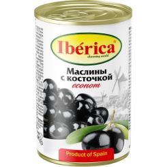 Овощная консервация Iberica Маслины Econom с косточкой 280 г Фото