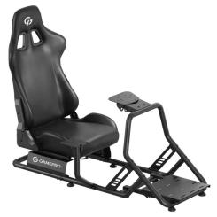 Кресло игровое GamePro RS100 із кріпленням для керма, педалей та коробки Фото