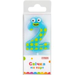 Свеча Maxi "2" 4,5 см, на торт Фото