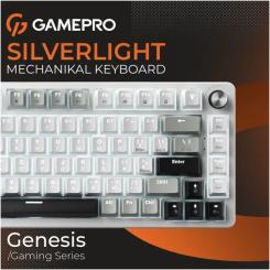 Клавиатура GamePro Genesis Silverlight MK126 USB UA Grey Фото 3