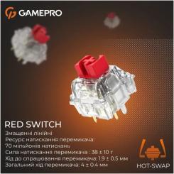 Клавиатура GamePro Genesis Silverlight MK126 USB UA Grey Фото 7