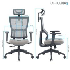 Офисное кресло OfficePro Elegant OC600-B-DG-DG Фото 10