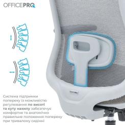 Офисное кресло OfficePro Wave OC599-G-G-G Фото 3