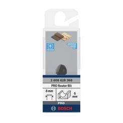 Фреза Bosch Professional галтельна, Std, S8, R6, D12, L9.2 Фото 1