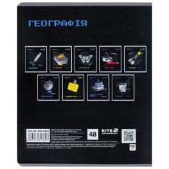 Тетрадь Kite предметний Techno 48 аркуші, клітинка, географія Фото 6