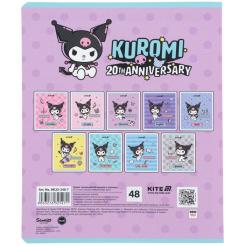 Тетрадь Kite предметний Kuromi 48 аркуші, клітинка, біологія Фото 6