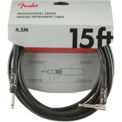 Инструментальный кабель Fender Cable Professional Series 15' Angled Black Фото