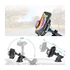 Универсальный автодержатель Choetech 15W Fast Wireless Charger 4.7-7.2" Фото 2