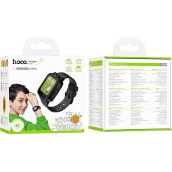 Смарт-часы HOCO Y104 4G children phone-watch Black Фото 2