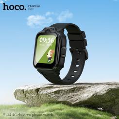 Смарт-часы HOCO Y104 4G children phone-watch Black Фото 3