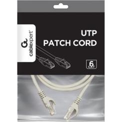 Патч-корд Cablexpert 1м UTP cat 6 CU gray Фото 1