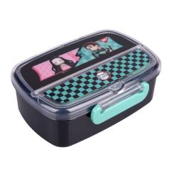 Ланч-бокс детский Yes Demon Slayer 750 мл, з приладдям Фото
