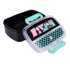 Ланч-бокс детский Yes Demon Slayer 750 мл, з приладдям Фото 1