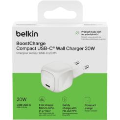 Зарядное устройство Belkin USB-C PD20W PPS white Фото 4