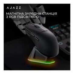 Мышка Ajazz AJ159PRO Wireless/Bluetooth/USB Charging Dock Blac Фото 6