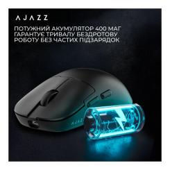 Мышка Ajazz AJ159PRO Wireless/Bluetooth/USB Charging Dock Blac Фото 8