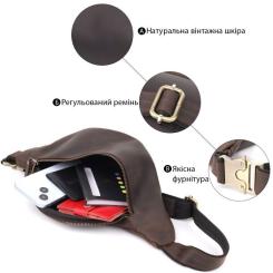 Сумка Shvigel Из натуральной кожи Коричневая Фото 3