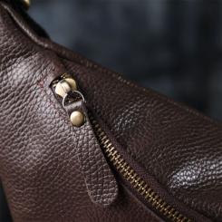 Сумка Shvigel Из натуральной кожи Коричневая Фото 10