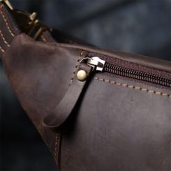 Сумка Shvigel Кожаная Коричневая Фото 9