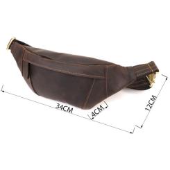 Сумка Shvigel Кожаная Коричневая Фото 2