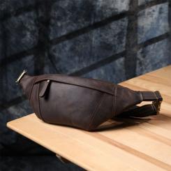 Сумка Shvigel Кожаная Коричневая Фото 7