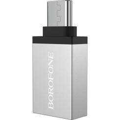 Переходник BOROFONE OTG USB 3.0 AF to USB-C Фото 2