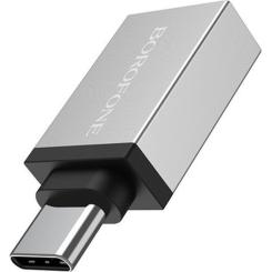 Переходник BOROFONE OTG USB 3.0 AF to USB-C Фото 3