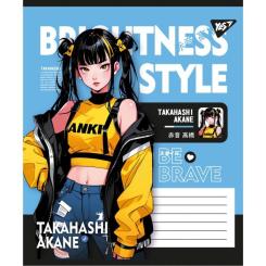 Тетрадь Yes Brightness style А5 48 листов клетка Фото 1