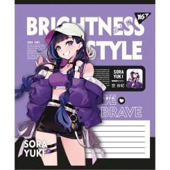 Тетрадь Yes Brightness style А5 48 листов клетка Фото 3