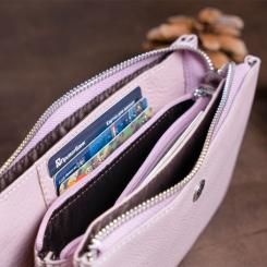 Кошелек ST Leather Лиловый Фото 7