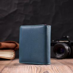 Кошелек ST Leather Из натуральной кожи Бирюзовый Фото 9