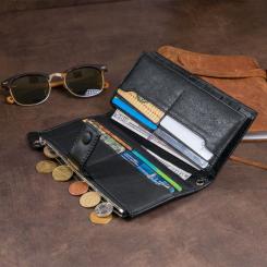 Кошелек ST Leather Шкіряний Чорний Фото 11