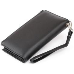 Кошелек ST Leather Шкіряний Чорний Фото 1