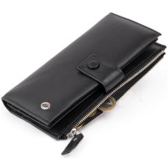 Кошелек ST Leather Шкіряний Чорний Фото 4