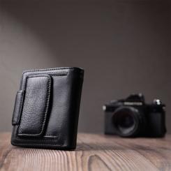Кошелек ST Leather Из натуральной кожи Черный Фото 9