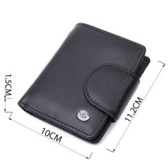 Кошелек ST Leather Из натуральной кожи Черный Фото 2