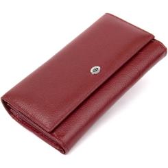 Кошелек ST Leather Темно-красный Фото
