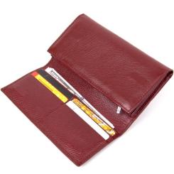 Кошелек ST Leather Темно-красный Фото 4