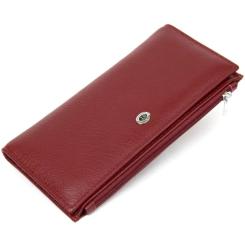 Кошелек ST Leather Темно-красный Фото