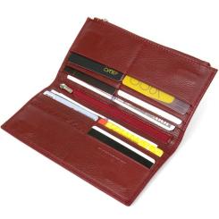 Кошелек ST Leather Темно-красный Фото 4