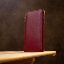 Кошелек ST Leather Темно-красный Фото 8