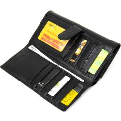 Кошелек ST Leather Черный Фото 5
