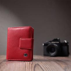 Кошелек ST Leather Из натуральной кожи Красный Фото 9