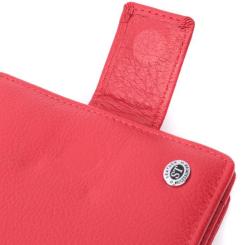 Кошелек ST Leather Из натуральной кожи Красный Фото 4