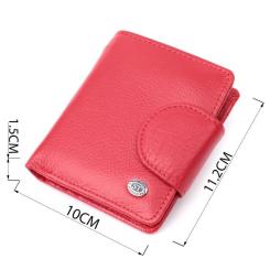 Кошелек ST Leather Из натуральной кожи Красный Фото 2
