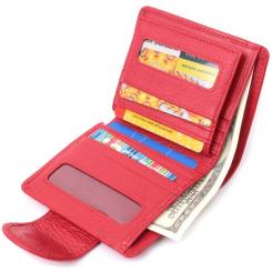 Кошелек ST Leather Из натуральной кожи Красный Фото 7