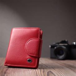 Кошелек ST Leather Из натуральной кожи Красный Фото 8