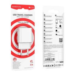 Зарядное устройство BOROFONE BA74A USB 10.5W white Фото 4
